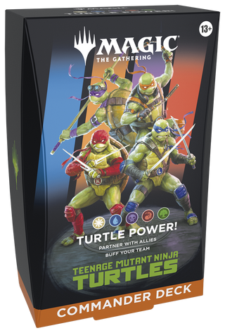 Teenage Mutant Ninja Turtles Commander Deck Turtle Power ENG - Magic the Gathering