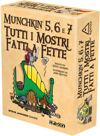 Munchkin espansione 5, 6 e 7 Tutti i Mostri Fatti a Fette