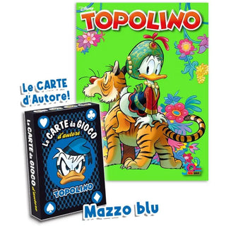 Topolino 3586 + Mazzo di Carte Blu - Carte d’Autore di Marco Gervasio