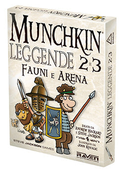 Munchkin Leggende espansione 2 e 3 Fauni e Arena