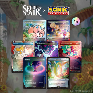 Sonic the Hedgehog: Chasing Adventure - MTG Rainbow Foil Secret Lair