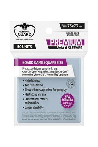 Ultimate Guard 50 Sleeves 73x73 mm - Premium Soft