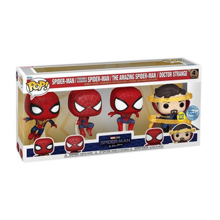 FunkoPOP! - Pack da 4 - Marvel - Spider-Man No way Home