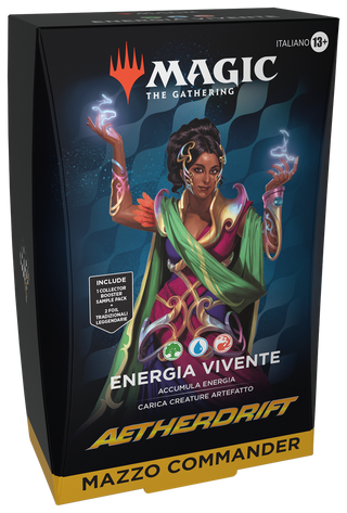 Energia Vivente Commander Deck Aetherdrift  ITA - Magic the Gathering