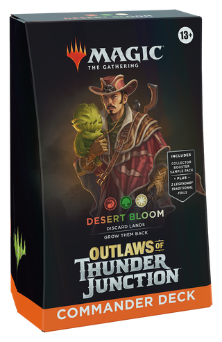 Desert Bloom Commander Deck ENG – Outlaws of Thunder Junction – Magic the Gathering