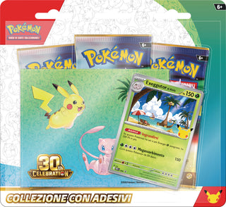 Collezione con Adesivi Exxegutor di Alola & Lucario - Pokémon 30° Anniversario ITA