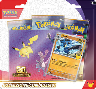 Collezione con Adesivi Exxegutor di Alola & Lucario - Pokémon 30° Anniversario ITA