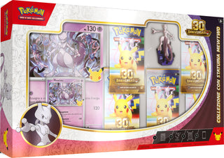 Collezione con Statuina Mew & Mewtwo - Pokémon 30° Anniversario ITA