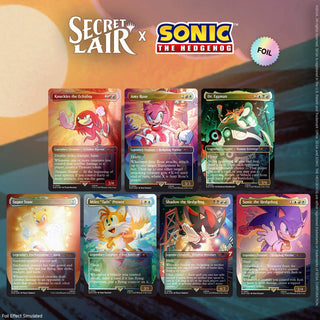 Sonic the Hedgehog: Friends and Foes - MTG Rainbow Foil Secret Lair