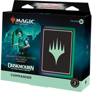 Bilancio Delle Vittime Commander Deck ITA Duskmourn: La Casa Degli Orrori - Magic The Gathering