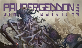 Official Limited Edition Playmat Paupergeddon Winter 2025 by Domenico Cava