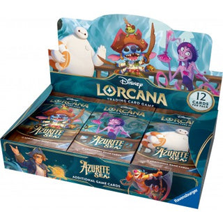 Disney Lorcana Azurite Sea - Booster Pack Display da 24 Buste ENG