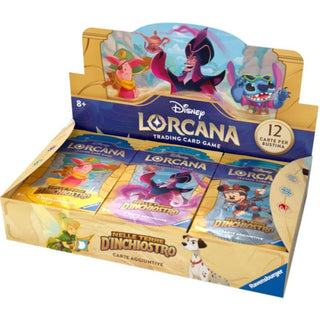 Disney Lorcana Nelle Terre D'Inchiostro Booster Box da 24 Bustine