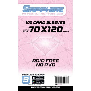 Sapphire 100 Sleeves Pink 70x120 mm