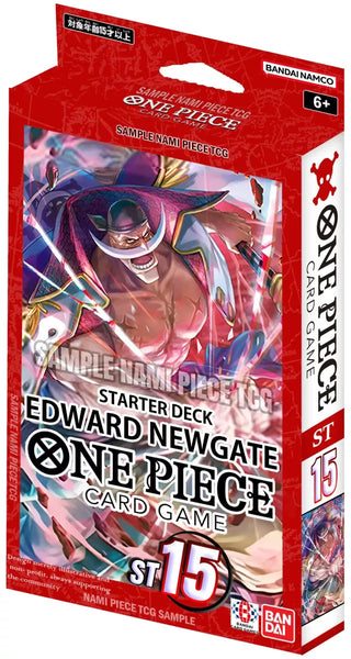 One Piece Card Game ST-15 Red Edward Newgate Starter Deck - ENG