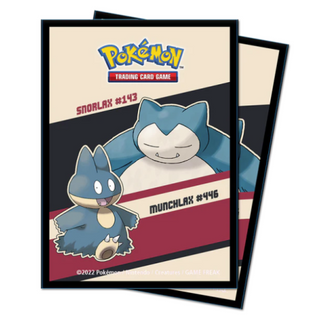 Sleeves Pokémon Snorlax & Munchlax - 65 Bustine Protettive